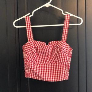 Trashy Diva red gingham Trixie top 🧺